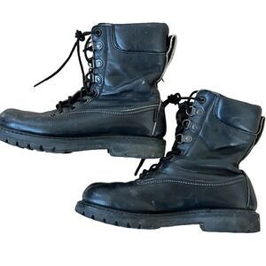 Womens 6M Rocky Leather Boots Black 8" US Postal Approved Thinsulate Workwear
